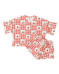 Shorts Set | Strawberry Gingham