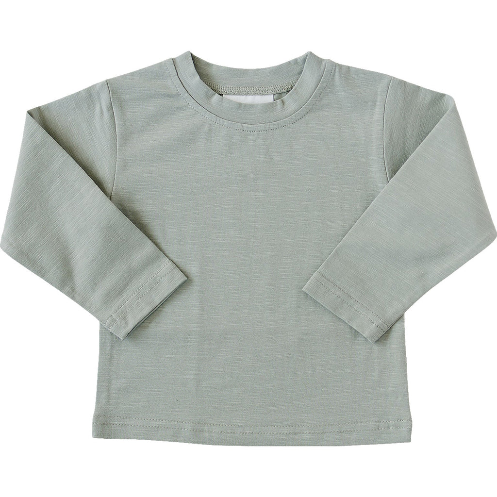 Sage Long Sleeve Cotton Tee