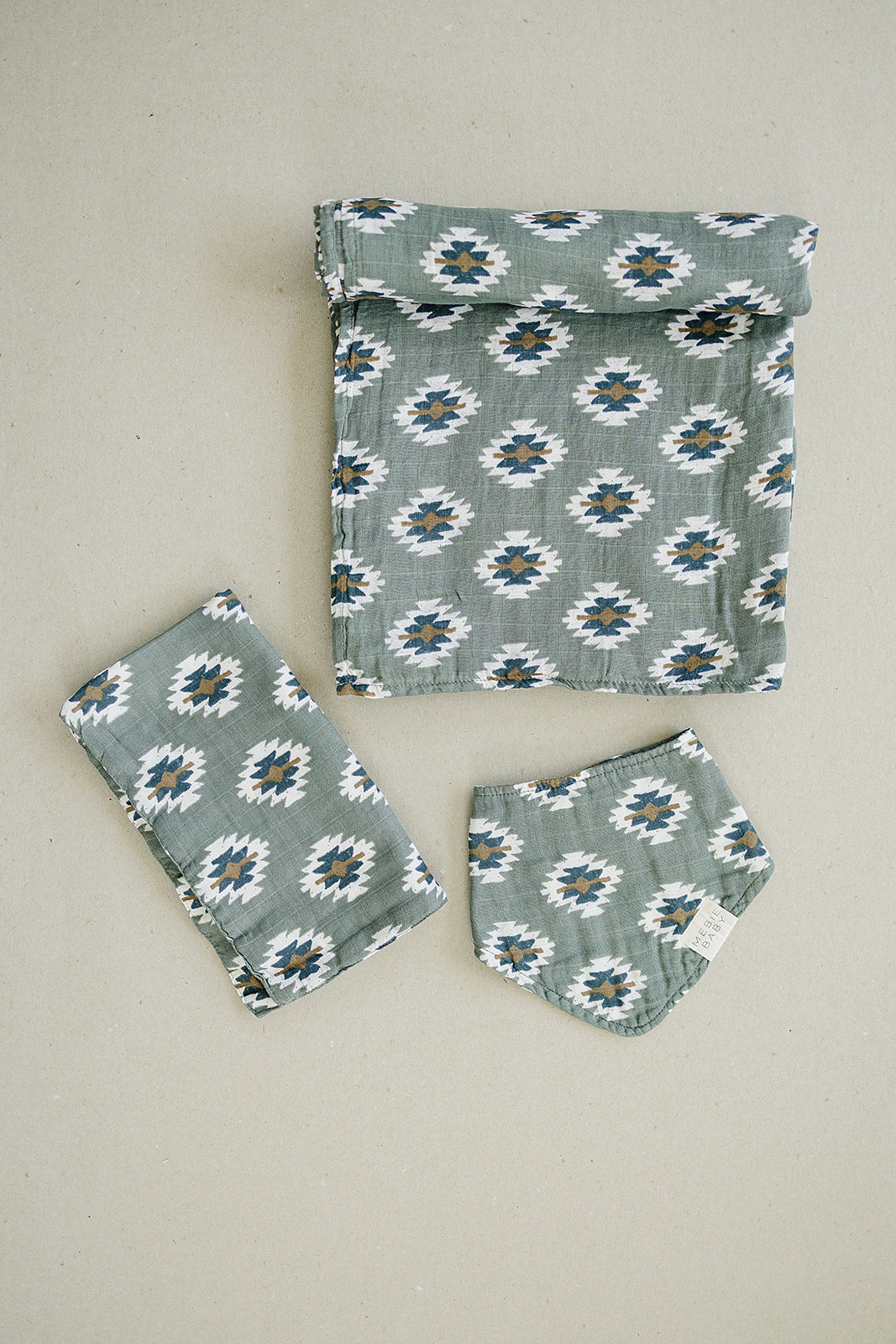 Southwest Aztec Classic Muslin Bib